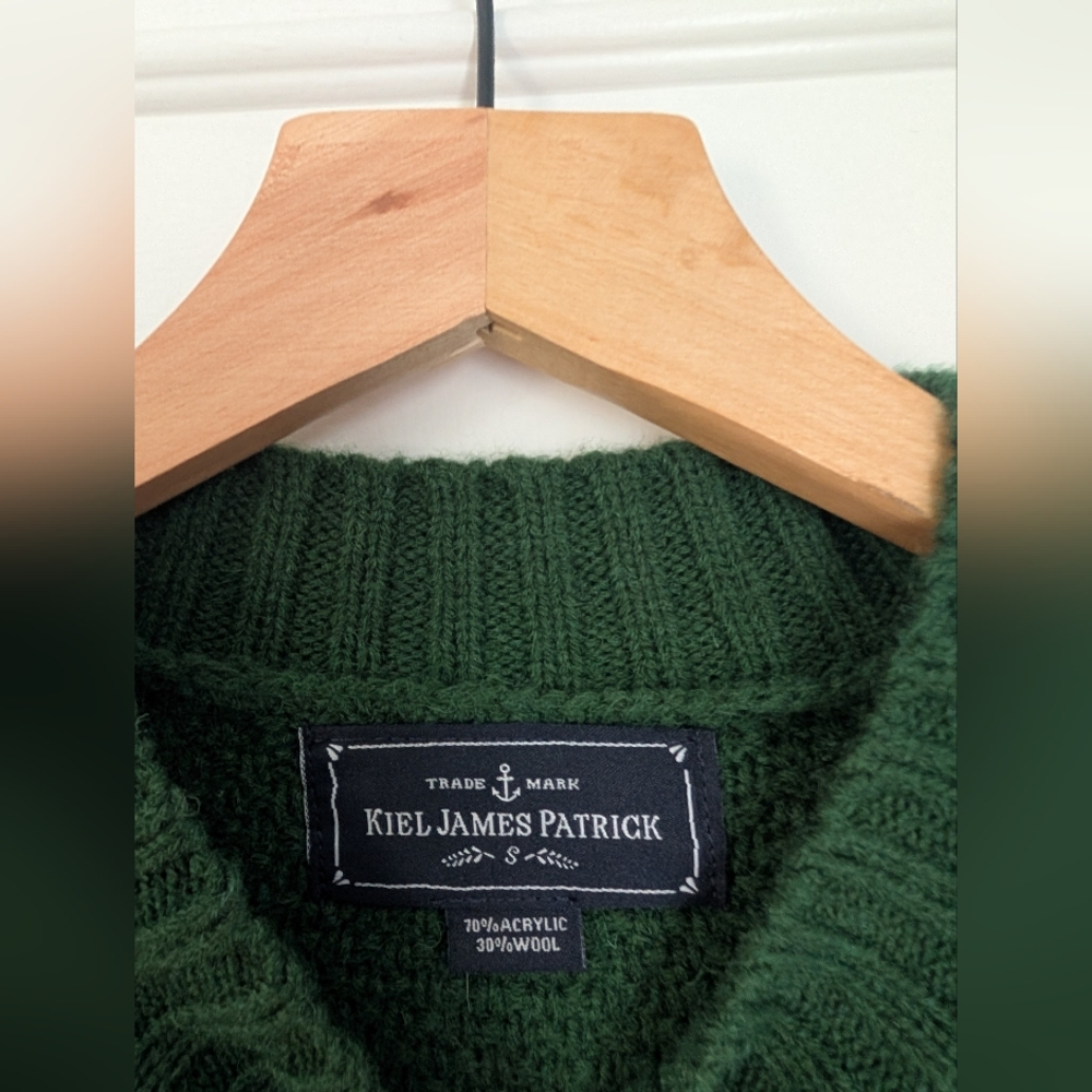 NWOT | Kiel James Patrick | Evergreen Knit Long Sleeve Dress - Picture 5 of 7